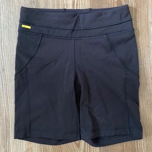 Lole Womens Black Stretch High-Waist Bike Shorts (2 Pairs) - Small